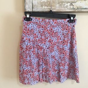 Floral mini skirt